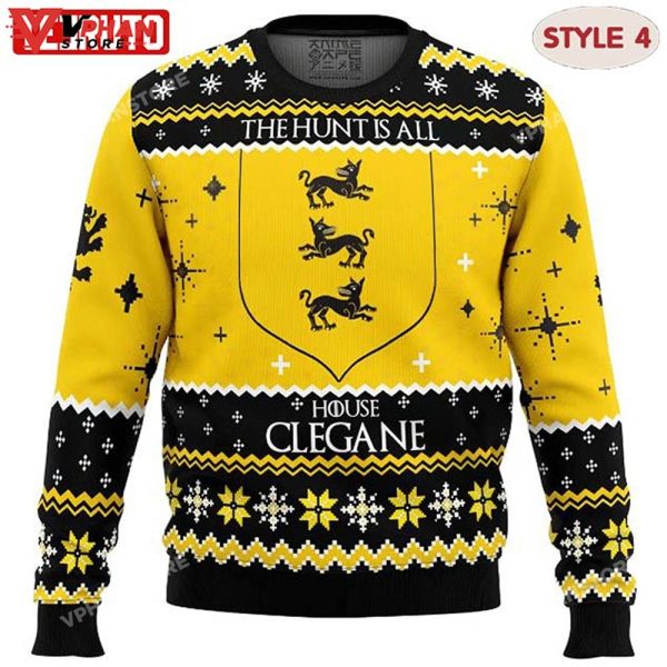 Game Of Thrones Houses Xmas Ugly Christmas Sweater Multiple Houses Styles