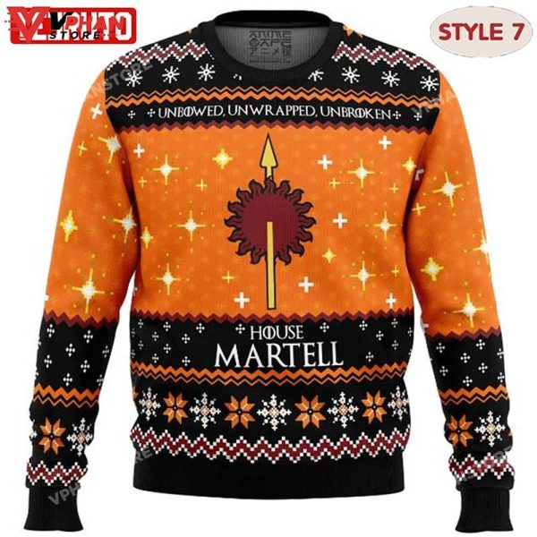 Game Of Thrones Houses Xmas Ugly Christmas Sweater Multiple Houses Styles