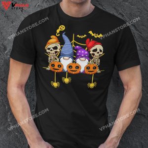 Gnomes Skeleton Lazy Halloween Costume Cute Gnome Skull T Shirt 1