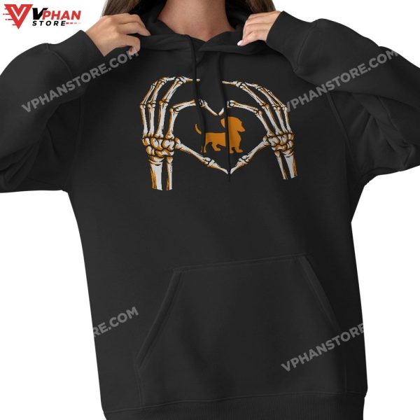 Gothic Skeleton Dachshund Halloween Spooky Costume T-Shirt