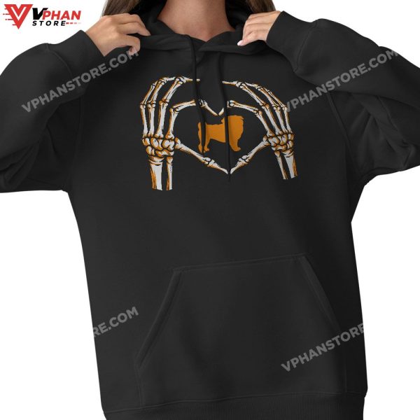 Gothic Skeleton Pug Halloween Spooky Costume T-Shirt, Costume Halloween Skeleton