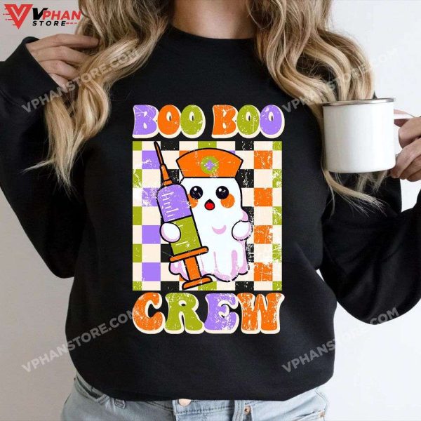 Groovy Boo Boo Crew Nurse Ghost Paramedic EMT EMS Halloween Costumes For Nurses