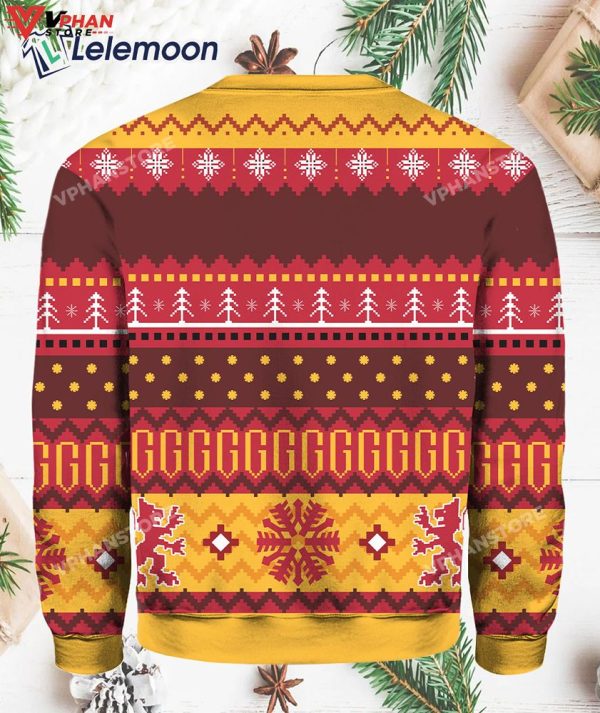 Gryffindor Harry Potter Christmas Sweater