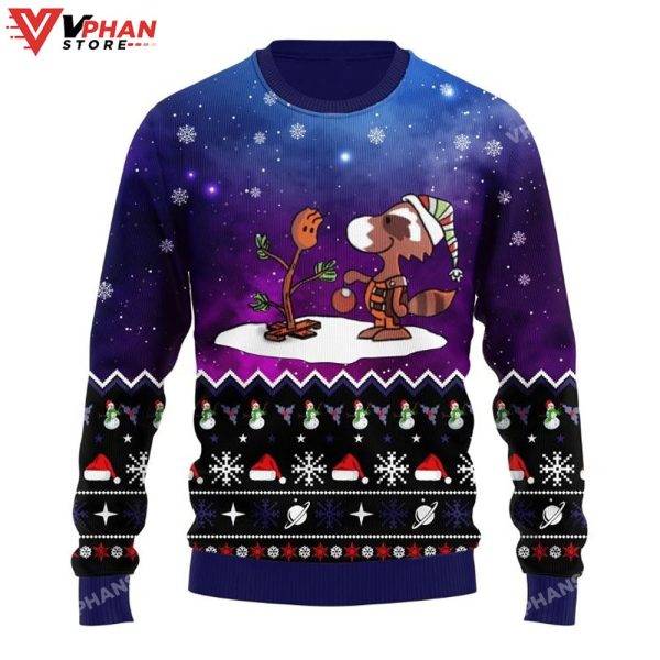 Guardian Of Galaxy X Snoopy Xmas Ugly Christmas Sweater