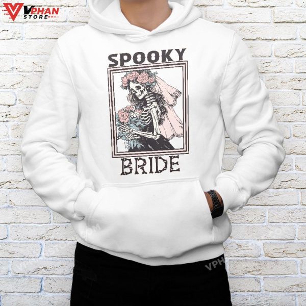 Halloween Spooky Bride Bridesmaid Skeleton Bachelorette T-Shirt