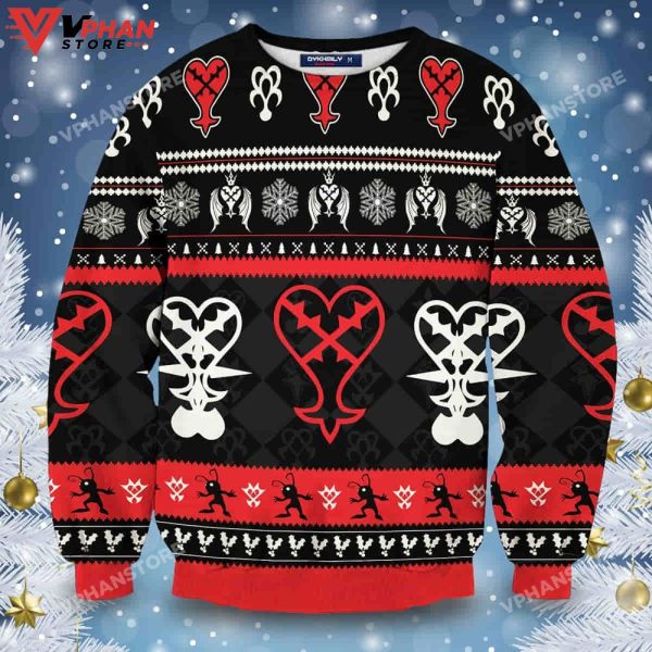 Heartless v2 Ugly Christmas Sweater Wool Knitted 3D Sweatshirt