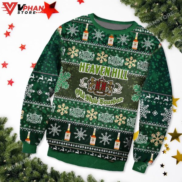 Heaven Hill Old Style Bourbon Old Navy Ugly Xmas Sweater