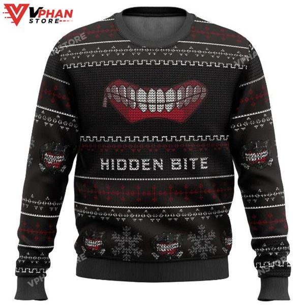 Hidden Bite Tokyo Ghoul Anime Gift Fan Ugly Sweater