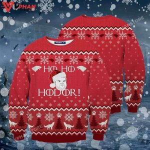 Hodor Game Of Throne Wool Knitted Sweater 1