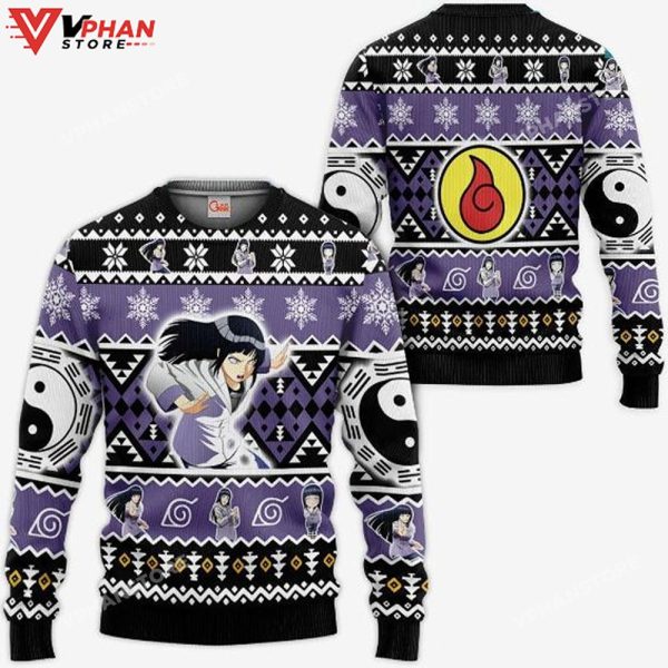 Hyuga Hinata Ugly Christmas Sweater Xmas Idea Knitted