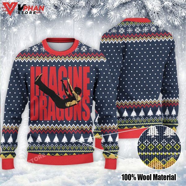 Imagine Dragons Mercury Tour Rock Ugly Christmas Sweater