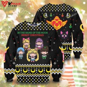 In The Name Of The Moon Wool Knitted Sweater Sailor Moon 3d Sweater 1