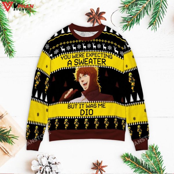 It Was Me Dio Brando Christmas Sweater