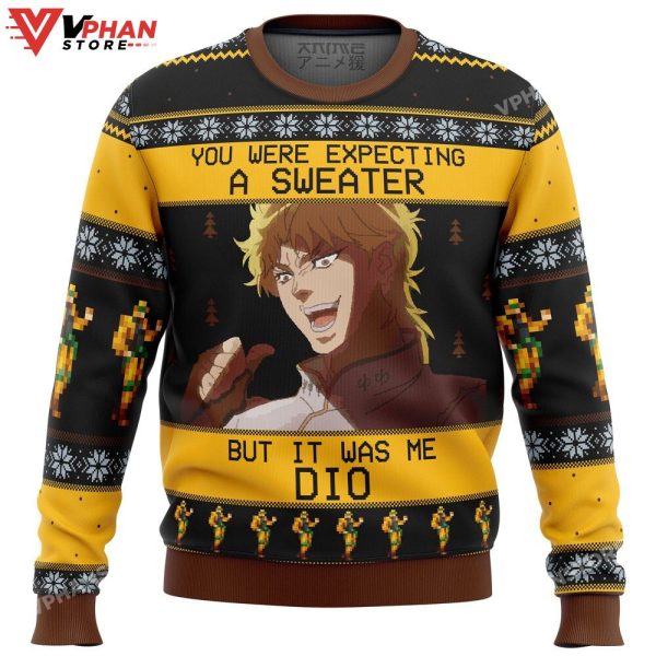 It Was Me Dio Jojo’s Bizarre Adventure Ugly Christmas Sweater