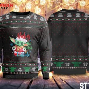 It's Cold Outside Sweater Baby Yoda Christmas Sweater