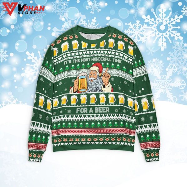 It’s The Most Wonderful Time For A Beer Christmas Sweater