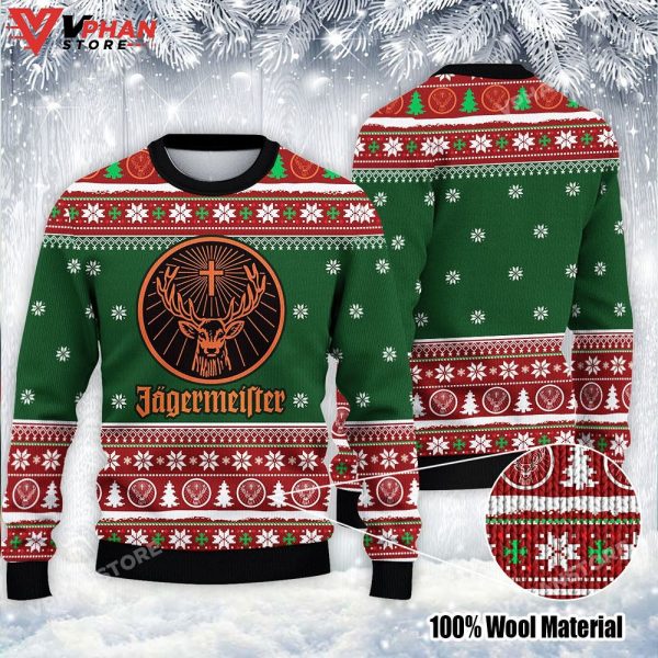 Jagermeister Christmas Ugly Sweater