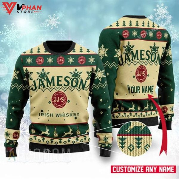 Jameson Personalized Xmas Ugly Christmas Sweater