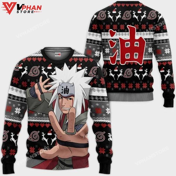 Jiraiya Anime Knitted Ugly Christmas Sweater