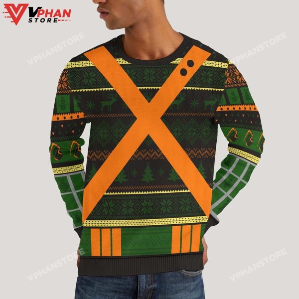 Katsuki Bakugou My Hero Academia Ugly Christmas Sweater