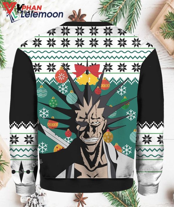 Kenpachi Zaraki Bleach Ugly Christmas Sweater, Funny Costume