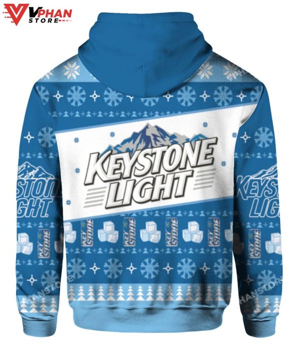 Keystone Light Ugly Christmas Sweater, Retro Christmas Gift