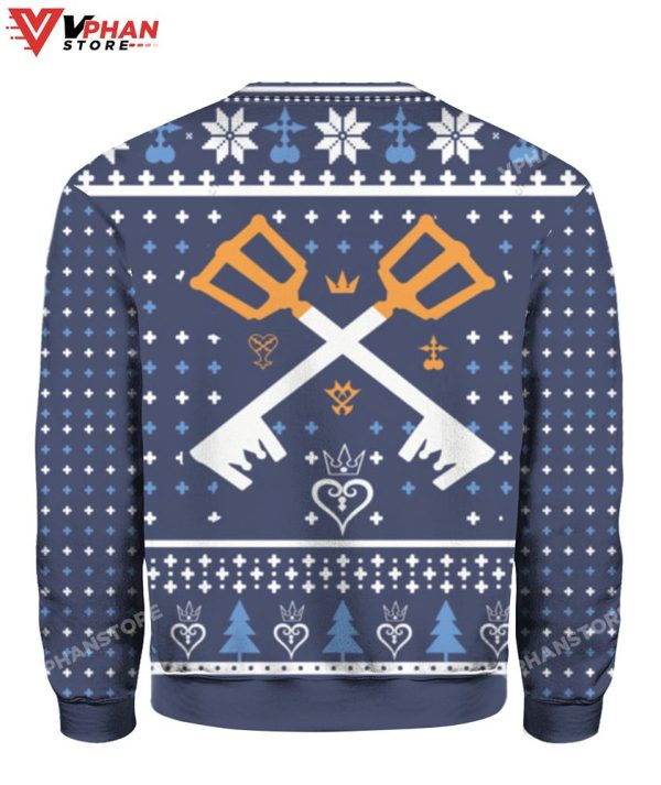 Kingdom Hearts Christmas Sweater, Basic Retro Sweater