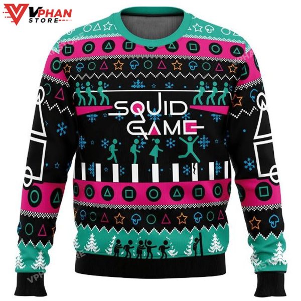 Korean Hot Drama Series Squid Game Christmas Ugly Sweater