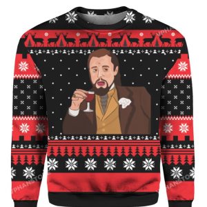 Laughing Leo Christmas Sweater 1