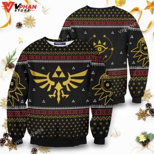 Legend Of Zelda Triforce Christmas Ugly Sweater