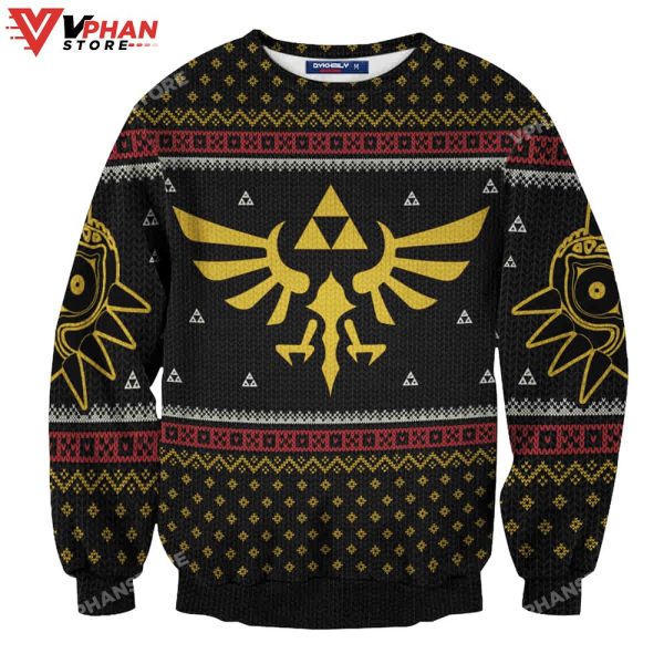 Legend Of Zelda Triforce Christmas Ugly Sweater