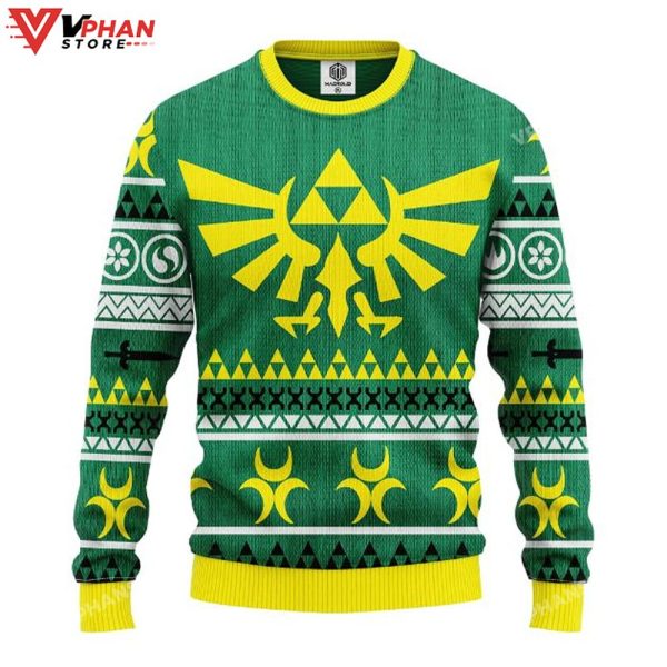 Legend of Zelda Symbol Ugly Christmas Sweater