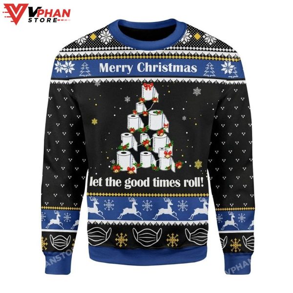 Let The Good Times Roll Christmas Ugly Sweater