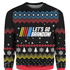 Lets go Brandon Ugly Sweater 1