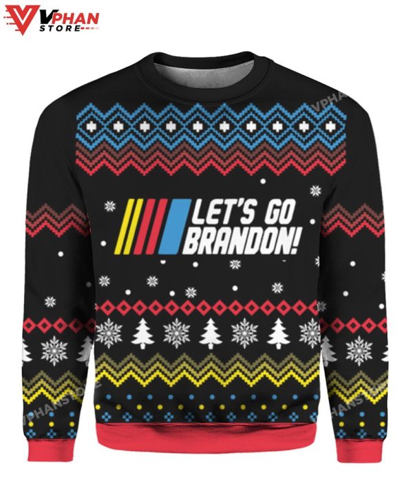 Lets Go Brandon Ugly Sweater, Vintage Basic Sweater