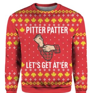 Pitter Pattern Let's Get At'er Letterkenny Christmas Sweater