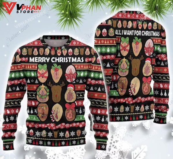 Merry Christmas Funny Sweater For Men And Women