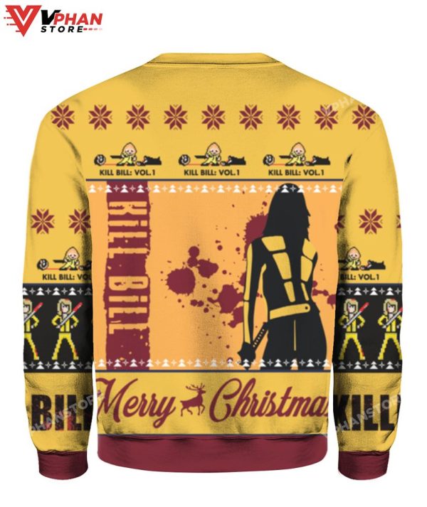 Merry Christmas Kill Bill Ugly Sweater, Horror Scary Gift