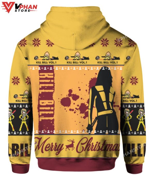 Merry Christmas Kill Bill Ugly Sweater, Horror Scary Gift