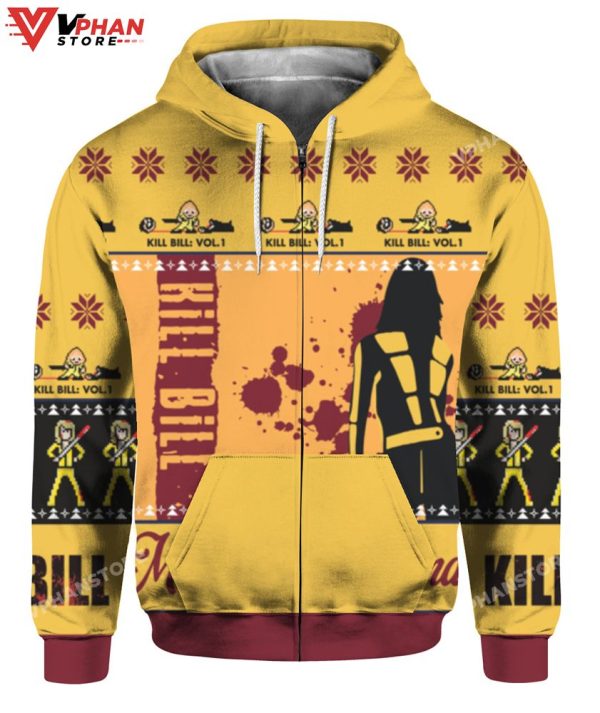 Merry Christmas Kill Bill Ugly Sweater, Horror Scary Gift