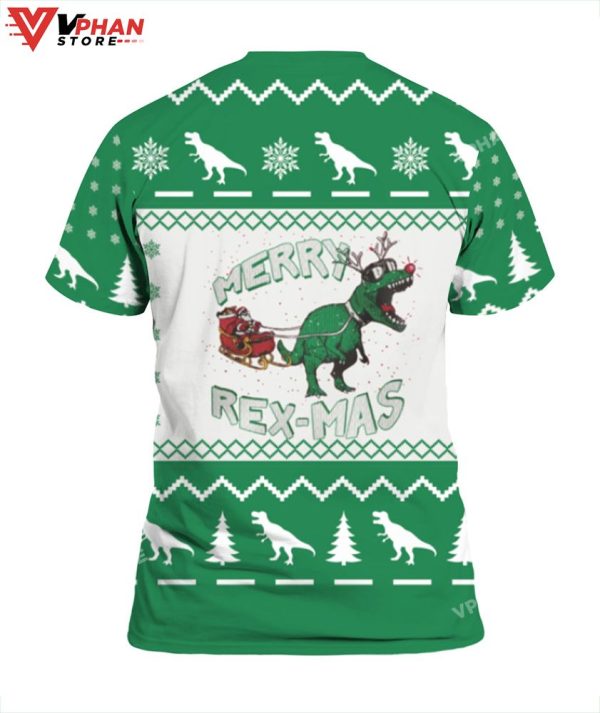 Merry Rex Mas Christmas Sweater, Funny Cute Gift