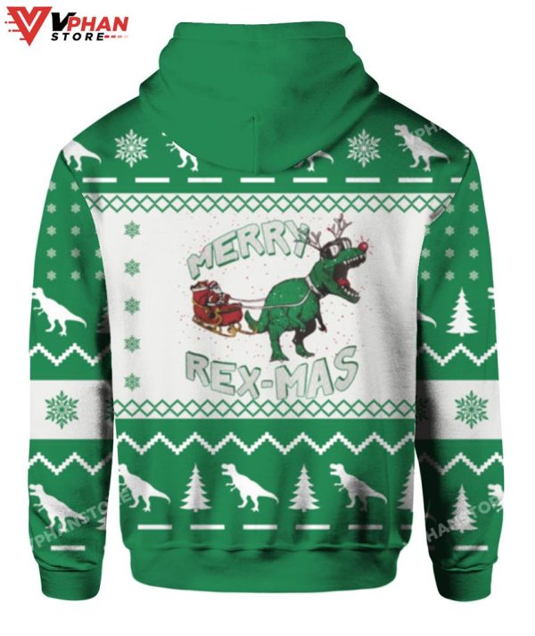 Merry Rex Mas Christmas Sweater, Funny Cute Gift