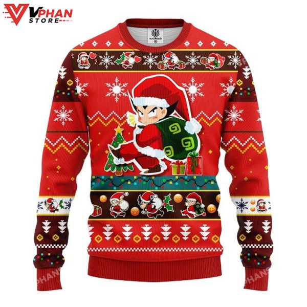 Merry Xmas Santa Son Goku Ugly Christmas Sweater