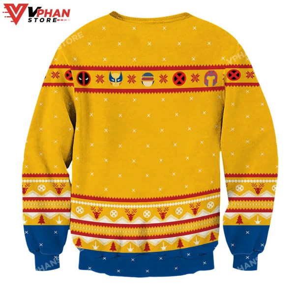 Mutants Deadpool Ugly Christmas Sweater Wool Knitted Sweatshirt