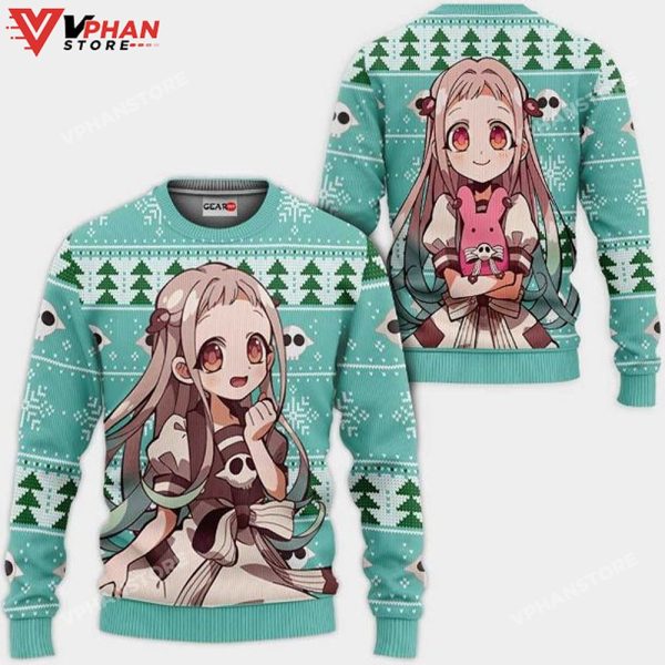 Nene Yashiro Anime Toilet-Bound Hanako-Kun Xmas Ugly Christmas Sweater