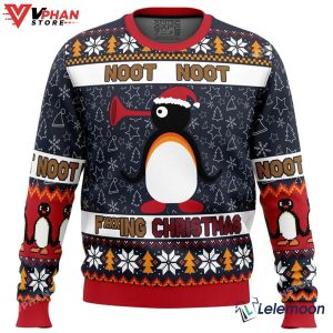 Noot Pingu Fking Christmas Ugly Sweater 1