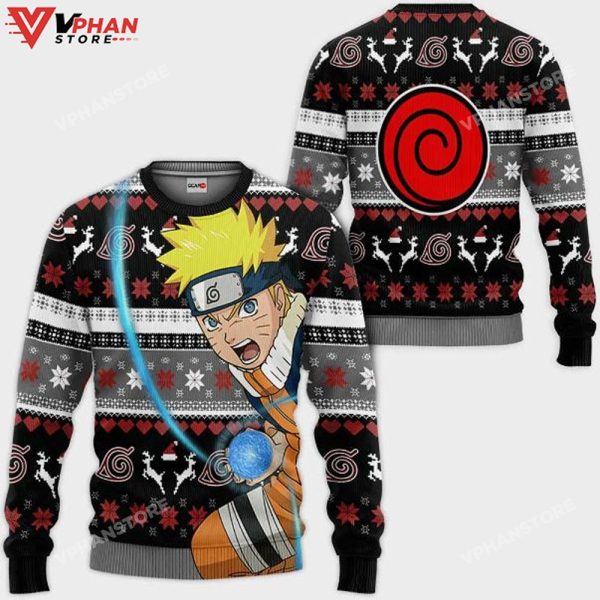 Nrt Uzumaki Anime Ugly Christmas Sweater