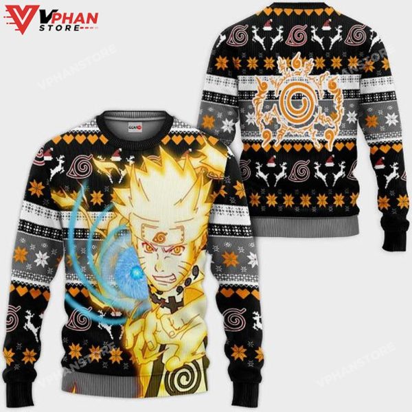 Nrt Uzumaki Bijuu Anime Ugly Christmas Sweater