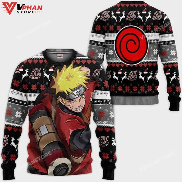 Nrt Uzumaki Sage Anime Ugly Christmas Sweater