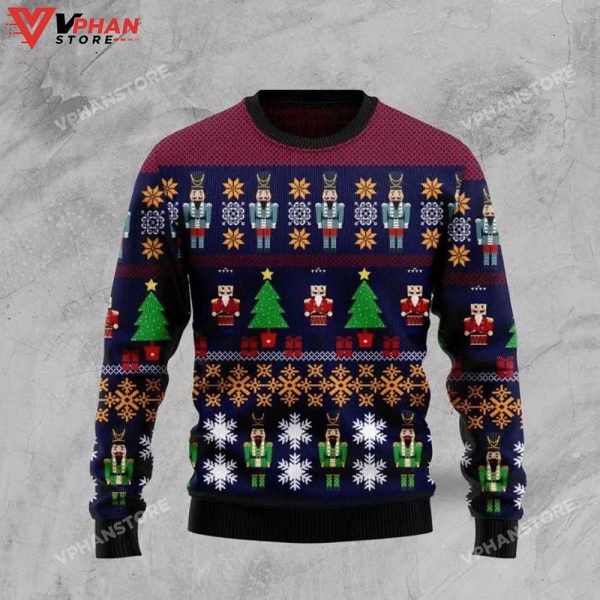 Nutcracket Ugly Christmas Sweater 3D All Over Print